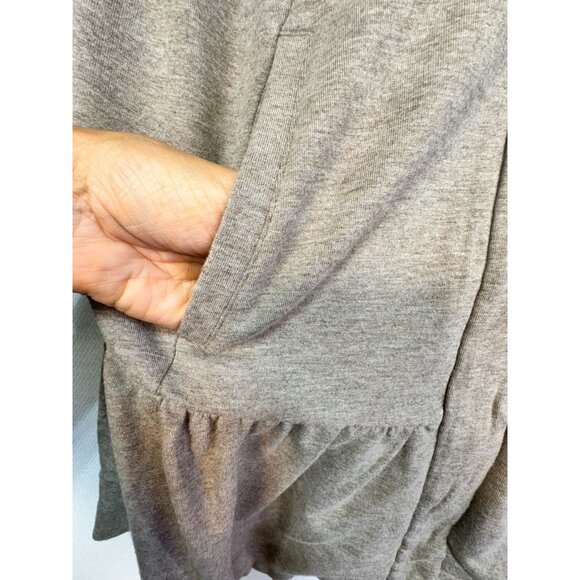 Cabi Womens Peplum Knit Jacket Small Beige Tan Button Down Lightweight Babydoll - Picture 6 of 10